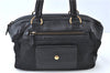 Authentic PRADA Nylon Leather Nappa Shoulder Hand Bag Purse Black J7709