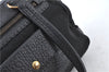 Authentic PRADA Nylon Leather Nappa Shoulder Hand Bag Purse Black J7709