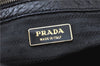 Authentic PRADA Nylon Leather Nappa Shoulder Hand Bag Purse Black J7709