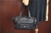 Authentic PRADA Nylon Leather Nappa Shoulder Hand Bag Purse Black J7709