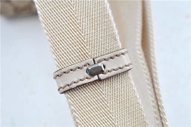 Authentic GUCCI Shoulder Cross Body Bag GG Canvas Leather 145858 Brown J7729