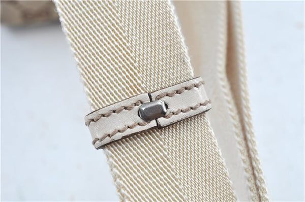 Authentic GUCCI Shoulder Cross Body Bag GG Canvas Leather 145858 Brown J7729