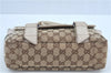 Authentic GUCCI Shoulder Cross Body Bag GG Canvas Leather 145858 Brown J7729