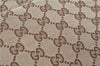Authentic GUCCI Shoulder Cross Body Bag GG Canvas Leather 145858 Brown J7729