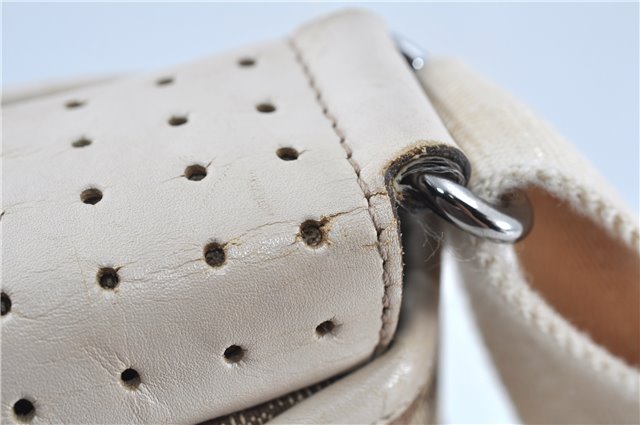 Authentic GUCCI Shoulder Cross Body Bag GG Canvas Leather 145858 Brown J7729