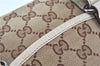 Authentic GUCCI Shoulder Cross Body Bag GG Canvas Leather 145858 Brown J7729