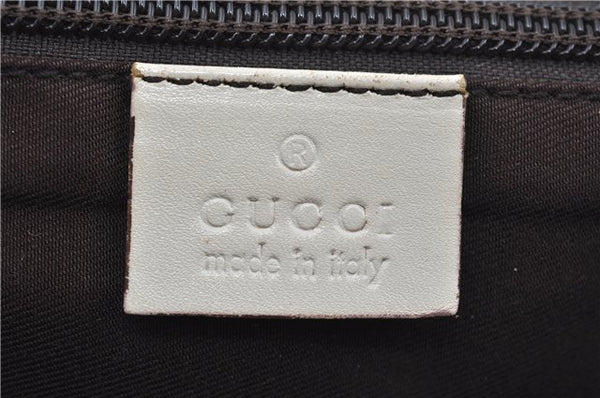 Authentic GUCCI Shoulder Cross Body Bag GG Canvas Leather 145858 Brown J7729