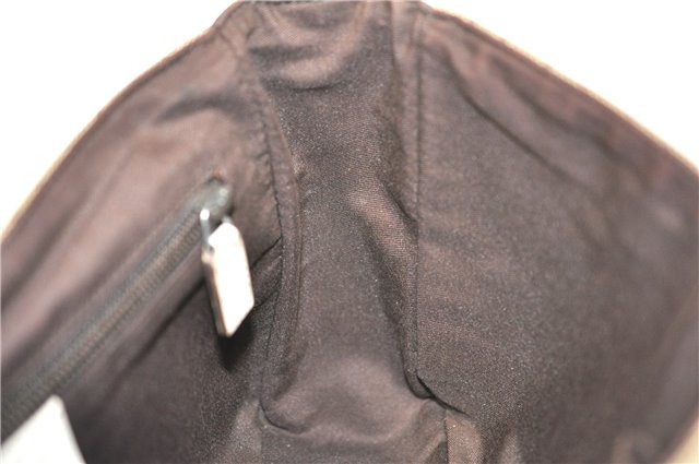 Authentic GUCCI Shoulder Cross Body Bag GG Canvas Leather 145858 Brown J7729