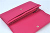 Authentic GUCCI Swing Long Wallet Purse Leather 354496 Pink Box J7730