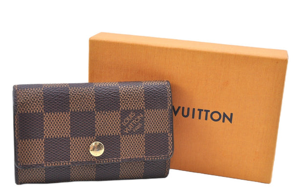 Authentic Louis Vuitton Damier Multicles 6 Key Case Holder N62630 LV Box J7734