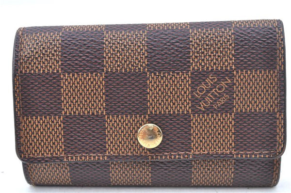 Authentic Louis Vuitton Damier Multicles 6 Key Case Holder N62630 LV Box J7734