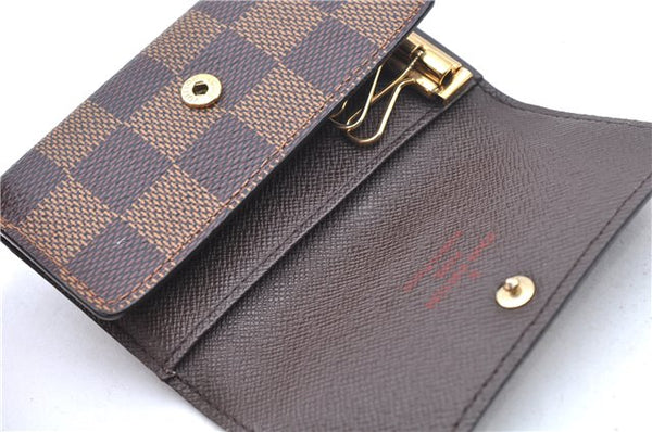 Authentic Louis Vuitton Damier Multicles 6 Key Case Holder N62630 LV Box J7734