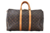 Authentic Louis Vuitton Monogram Keepall 45 Travel Boston Bag M41428 LV J7738