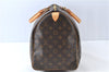 Authentic Louis Vuitton Monogram Keepall 45 Travel Boston Bag M41428 LV J7738