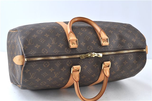 Authentic Louis Vuitton Monogram Keepall 45 Travel Boston Bag M41428 LV J7738