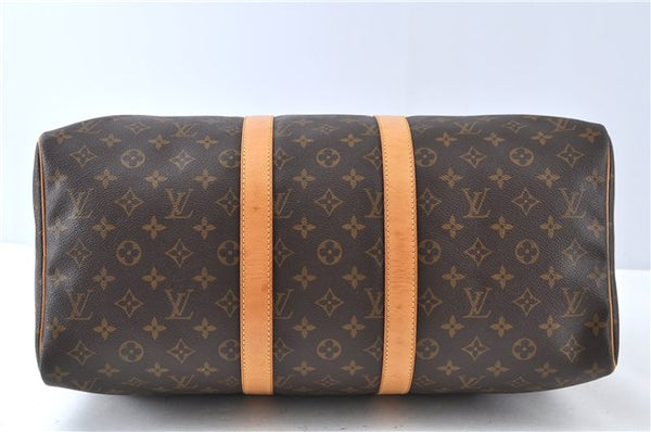 Authentic Louis Vuitton Monogram Keepall 45 Travel Boston Bag M41428 LV J7738