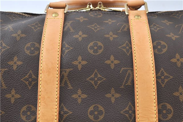 Authentic Louis Vuitton Monogram Keepall 45 Travel Boston Bag M41428 LV J7738