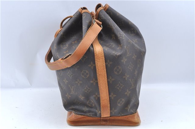 Authentic Louis Vuitton Monogram Noe Shoulder Drawstring Bag M42224 LV J7741