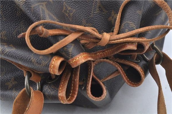 Authentic Louis Vuitton Monogram Noe Shoulder Drawstring Bag M42224 LV J7741