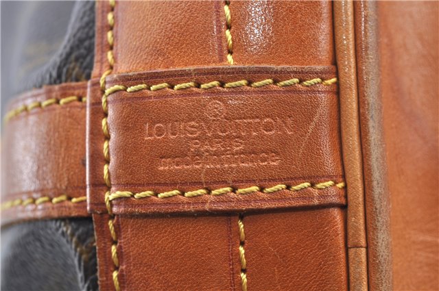 Authentic Louis Vuitton Monogram Noe Shoulder Drawstring Bag M42224 LV J7741