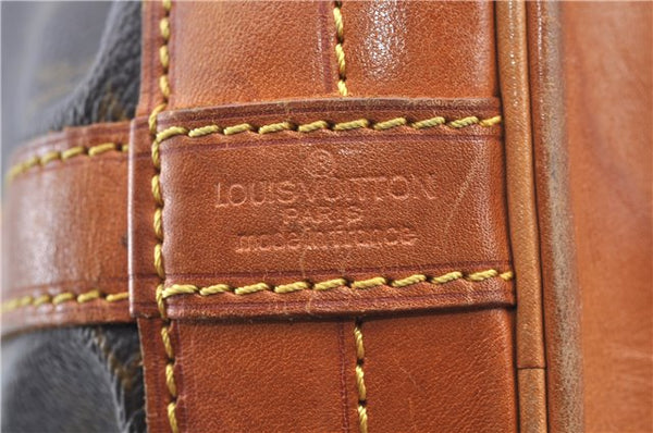 Authentic Louis Vuitton Monogram Noe Shoulder Drawstring Bag M42224 LV J7741