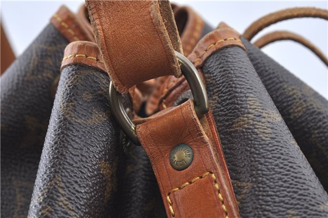 Authentic Louis Vuitton Monogram Noe Shoulder Drawstring Bag M42224 LV J7741