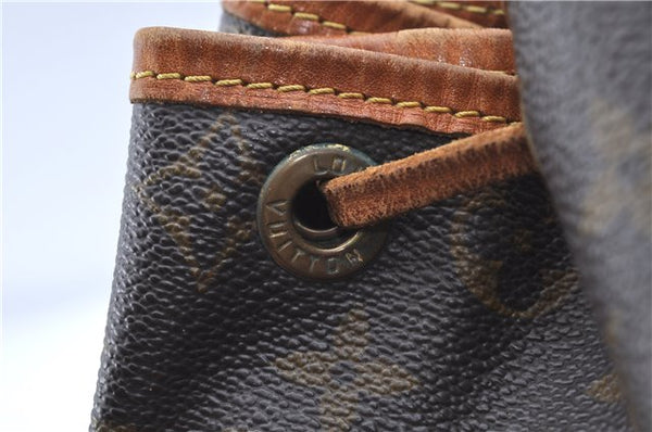 Authentic Louis Vuitton Monogram Noe Shoulder Drawstring Bag M42224 LV J7741
