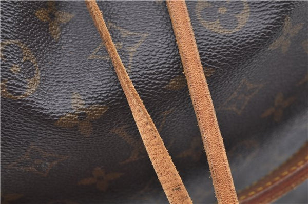 Authentic Louis Vuitton Monogram Noe Shoulder Drawstring Bag M42224 LV J7741