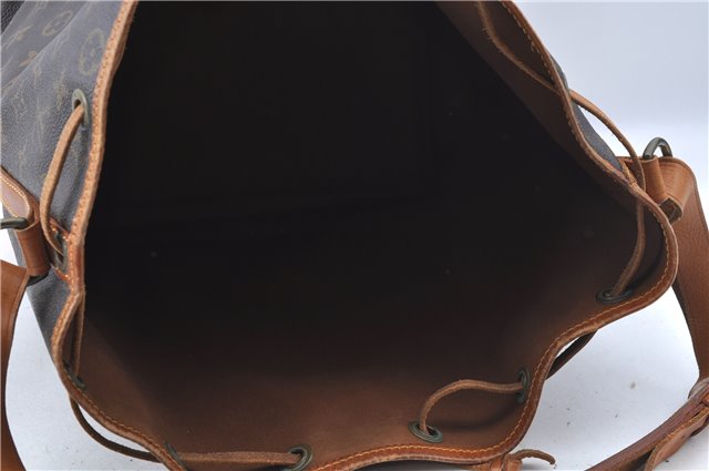 Authentic Louis Vuitton Monogram Noe Shoulder Drawstring Bag M42224 LV J7741