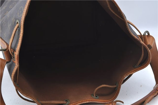 Authentic Louis Vuitton Monogram Noe Shoulder Drawstring Bag M42224 LV J7741