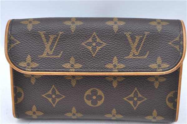 Auth Louis Vuitton Monogram Pochette Florentine Pouch Waist Bag M51855 LV J7743