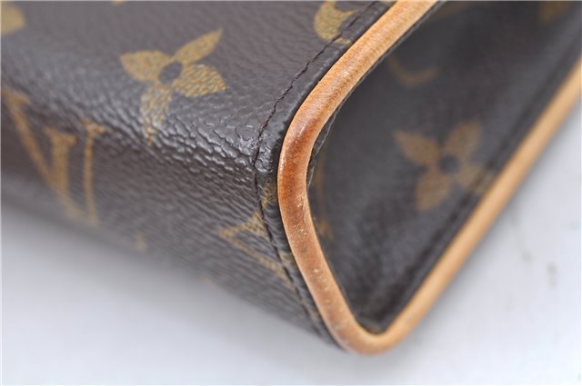 Auth Louis Vuitton Monogram Pochette Florentine Pouch Waist Bag M51855 LV J7743