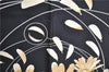 Authentic HERMES Carre 90 Scarf "Au Gre du Vent" Silk Brown Black Box J7749