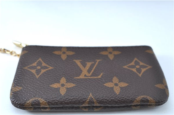 Authentic Louis Vuitton Monogram Pochette Cles Coin Purse Case M62650 Box J7751