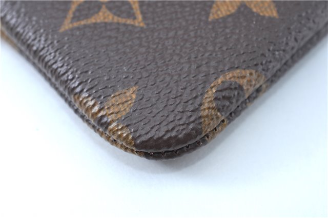 Authentic Louis Vuitton Monogram Pochette Cles Coin Purse Case M62650 Box J7751