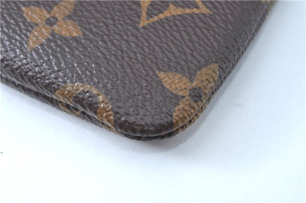 Authentic Louis Vuitton Monogram Pochette Cles Coin Purse Case M62650 Box J7751