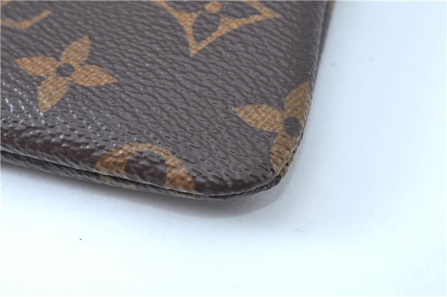 Authentic Louis Vuitton Monogram Pochette Cles Coin Purse Case M62650 Box J7751