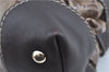 Authentic GUCCI GG Crystal Shoulder Hand Tote Bag PVC Leather 223964 Brown J7766
