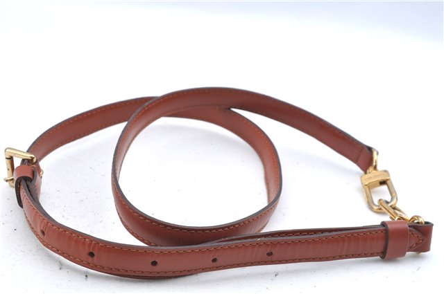 Authentic Louis Vuitton Leather Shoulder Strap Brown 40.2-47.2