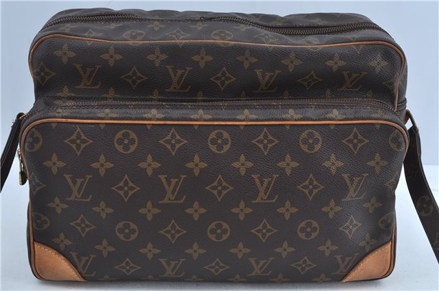Authentic Louis Vuitton Monogram Nile 34 Shoulder Cross Body Bag M45242 LV J7792