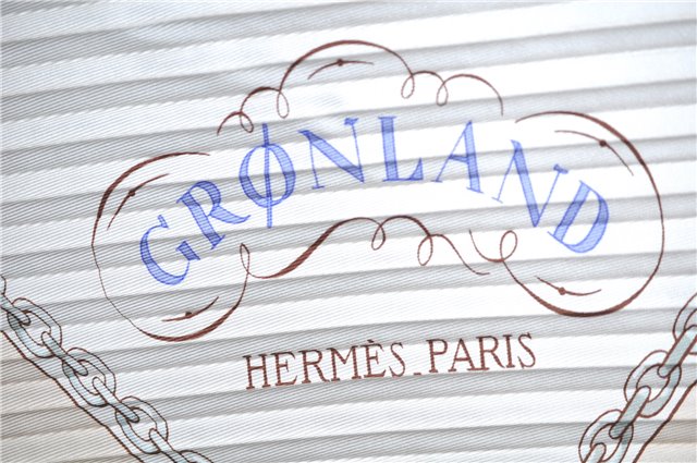 Authentic HERMES Pleats Scarf 