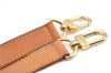 Authentic Louis Vuitton Leather Shoulder Strap Beige Size 35-42.5" LV J7812