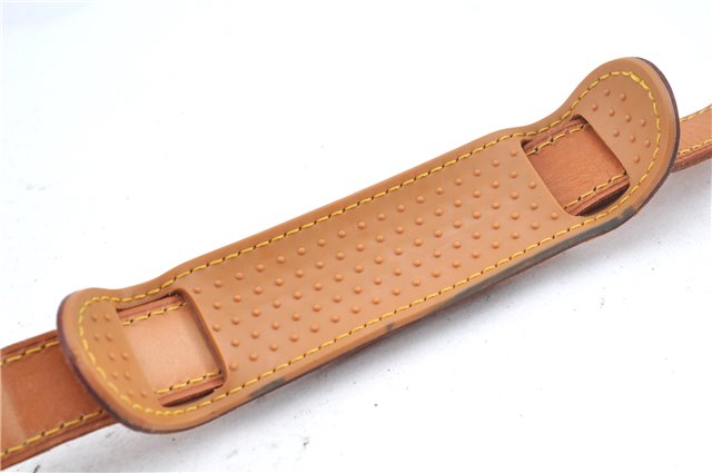 Authentic Louis Vuitton Leather Shoulder Strap Beige Size 35-42.5