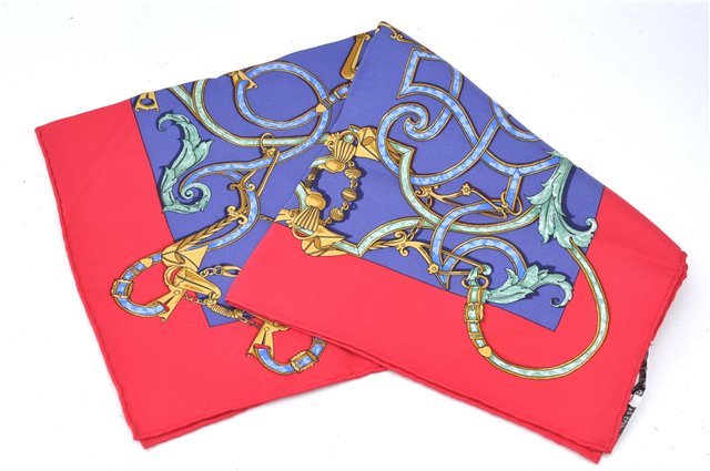 Auth HERMES Petit Carre 40 Scarf Handkerchief 