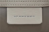 Authentic BURBERRY Vintage Canvas Leather Shoulder Tote Bag Ivory Orange J7862