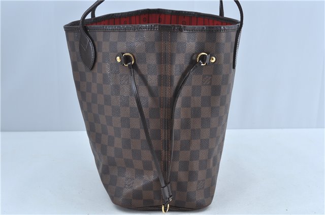 Authentic Louis Vuitton Damier Neverfull MM Shoulder Tote Bag N51105 LV J7866