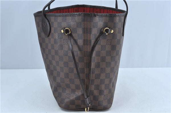 Authentic Louis Vuitton Damier Neverfull MM Shoulder Tote Bag N51105 LV J7866