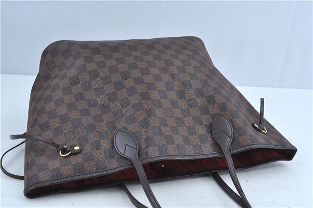 Authentic Louis Vuitton Damier Neverfull MM Shoulder Tote Bag N51105 LV J7866