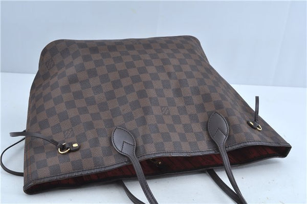 Authentic Louis Vuitton Damier Neverfull MM Shoulder Tote Bag N51105 LV J7866