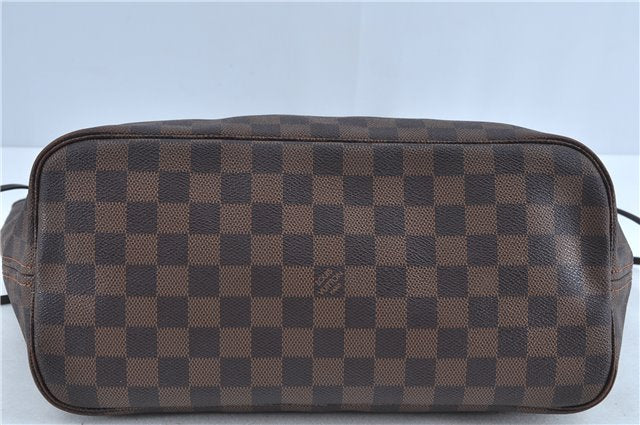 Authentic Louis Vuitton Damier Neverfull MM Shoulder Tote Bag N51105 LV J7866